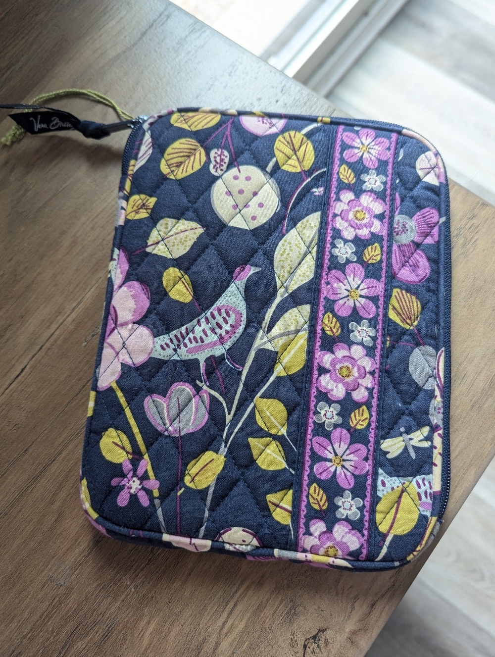 Vera Bradley Floral Nightingale Cotton Quilted iPad Case - Retired Print
